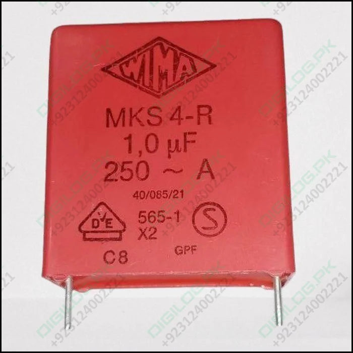 1.0uF 250V Capacitor Polyester Made In Germany WIMA MKS