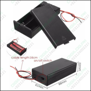 2×18650 7.4v Battery Holder With On/off Switch