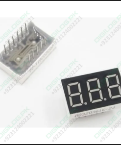 3 Digit Common Cathode 7 Segment Led Display