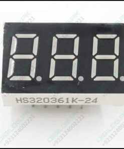 3 Digit Common Cathode 7 Segment Led Display