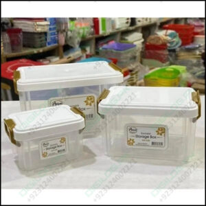 3 Pcs Stackable Smart Storage Containers Boxes