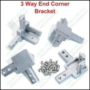 4040 Size 3 Way End Corner Bracket Connector For t Slot