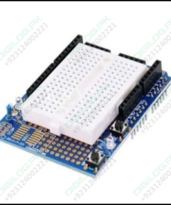 Arduino Uno Proto Shield With Syb-170 Mini Breadboard