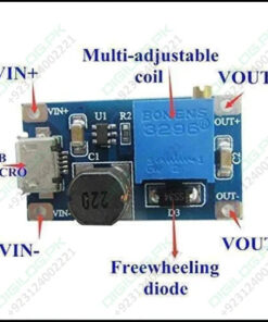 Boost Converter 2a Mt3608 Module Dc-dc Step-up Micro Usb