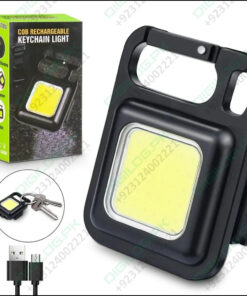Cob Rechargeable Keychain Flashlight | Mini Small With 3