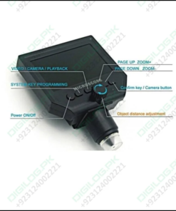 Digital Microscope 4.3in Hd Led 3.6mp 1-600x Continuous