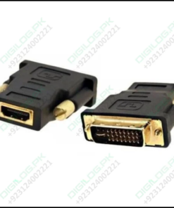 Dvi To Hdmi Converter Dvi-i Male Female Video Plug Adapter