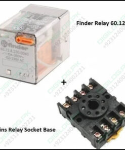 Finder Relay 220vac 60.12 With 8pin Rail-mount Socket Base
