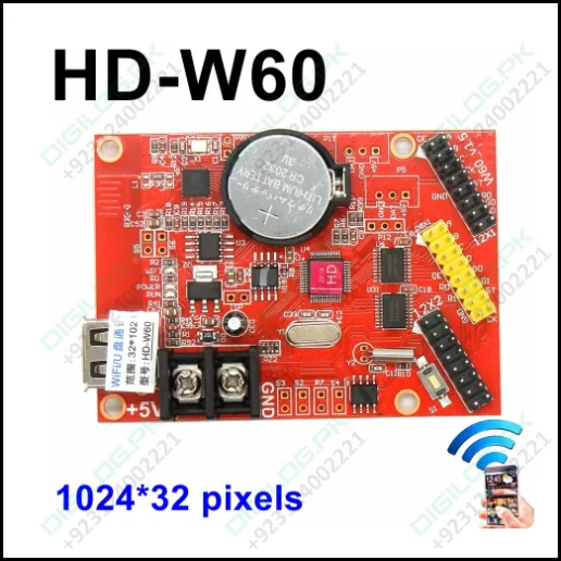 Hd-w60 Led Control Card With Wifi Controller