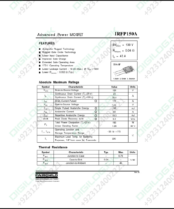 Irfp150a Advanced Power Mosfet