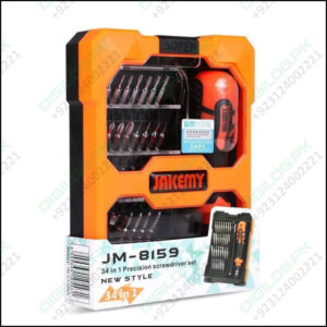 Jakemy Jm-8159 34 In 1 Screwdriver Ratchet Hand-tools Suite