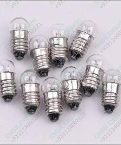 Lahore Only E10 Mini Bulb In Pakistan Miniature Round Small