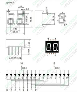 Led 7 Segment 2 Digit Common Anode Display