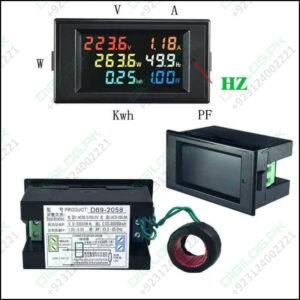 Multifunction Electric Energy Meter With Lcd Display D69