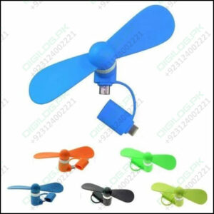Portable 2 In 1 Mini Usb Fan For Phone Mix Color
