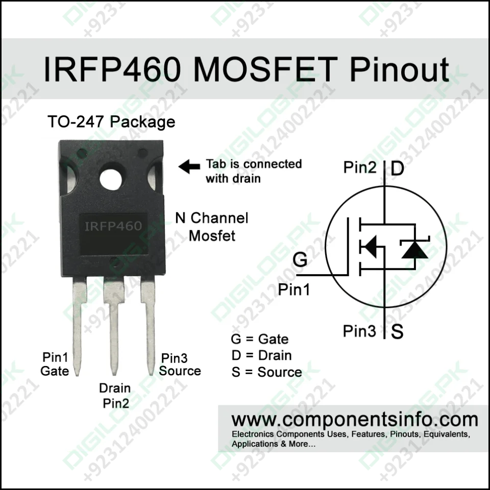 Pull Out Irfp460 Power Mosfet