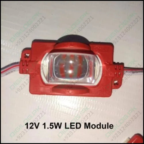 Red Color 12v 1.5w Led Module Self Adhesive Light