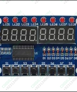 Tm1638 8 Digit 7 Segment Display With Led’s And Switches