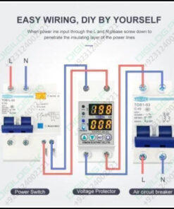 Tomzn Tovpd1-60 Adjustable Over And Under Voltage Relay