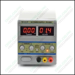 Wep Digital Display Dc Power Supply Ps305d 30v 5a Variable