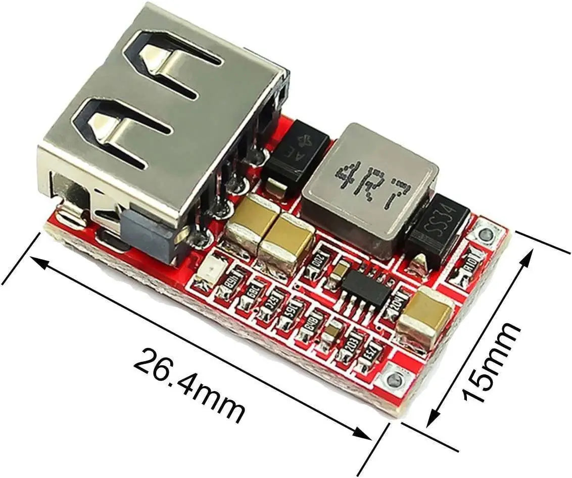 DC-DC Buck Converter Car USB Charger Module 6-24V 12V 24V