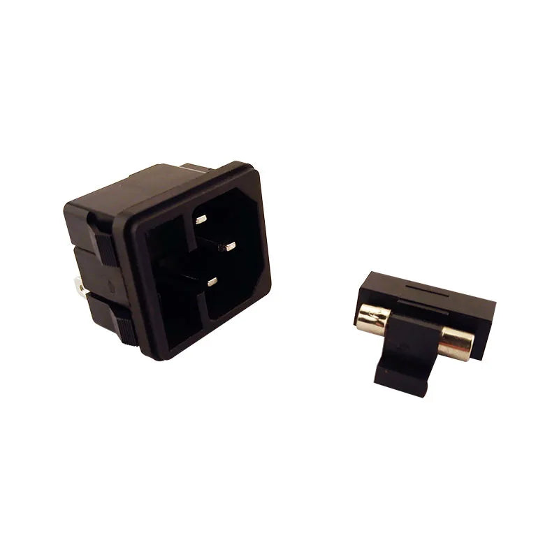 Power Socket 15a 250v Ac 3 Terminal With Fuse Holder