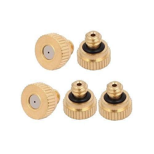 0.6mm Orifice Dia 9mm Long Brass Mist Nozzle