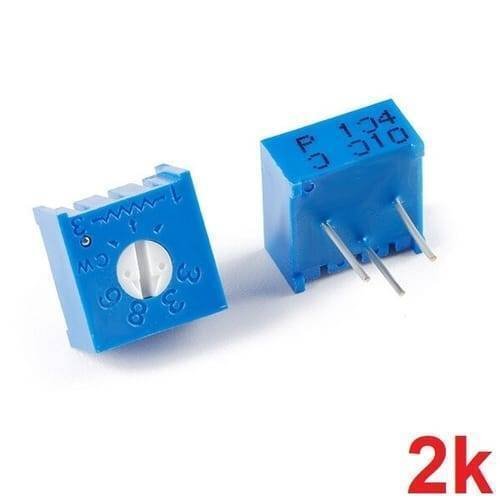 2k Variable Resistor 3386 Single Turn Trimmer Potentiometer
