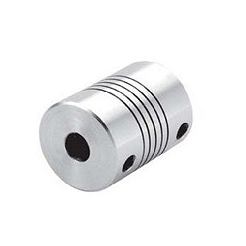 2pcs 6x10mm CNC Motor Jaw Shaft Coupler 6mm To 10mm Flexible Coupling OD 19x25mm