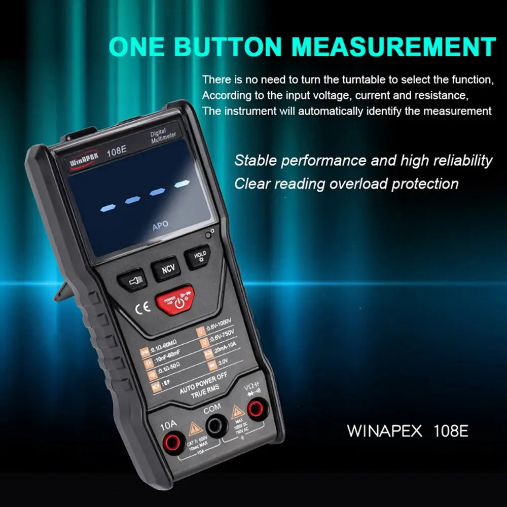 Winapex 108e 6000 Counts True Rms Digital Multimeter