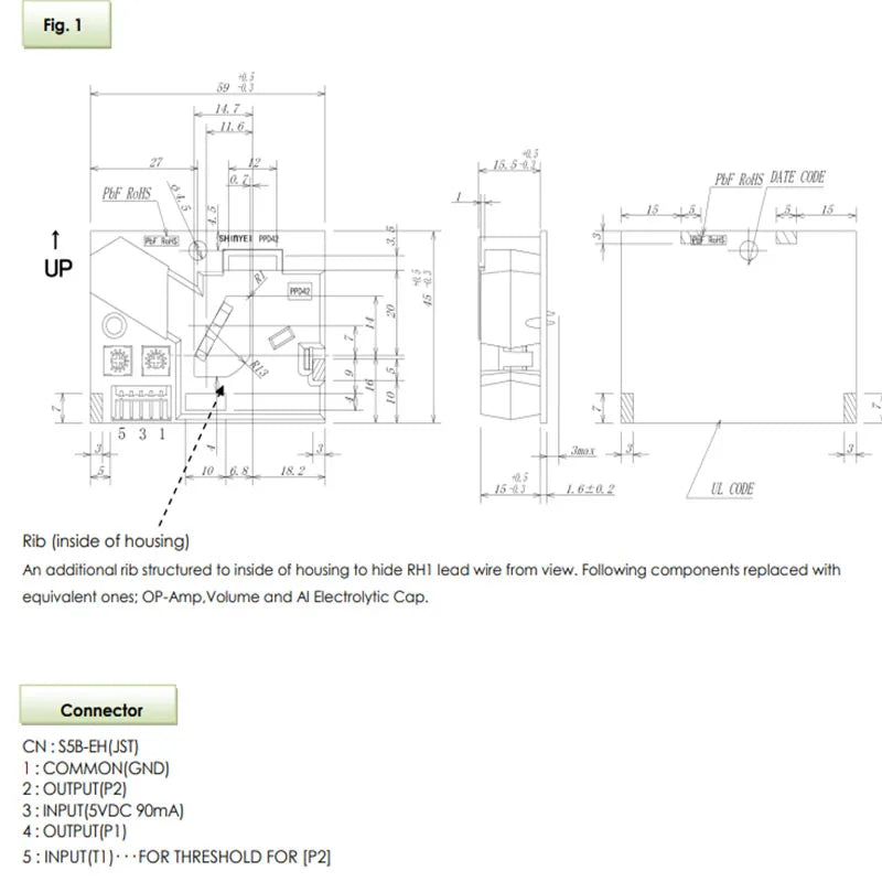 Pm2.5 Dust Sensor Dsm501 Module In Pakistan