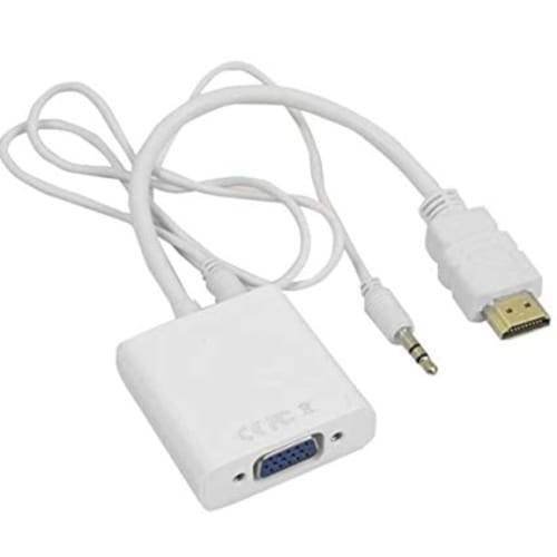 Hdmi To Vga Female Adapter Converter With Audio Support