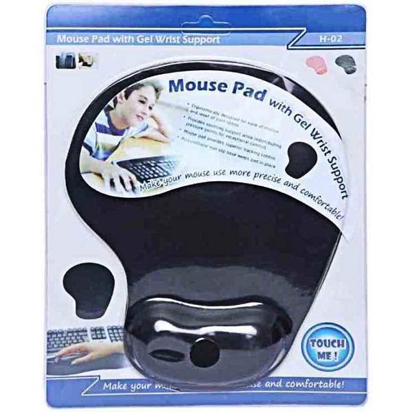 Mouse Pad With Gel Wrist Support Soft Ergonomic Mousepad