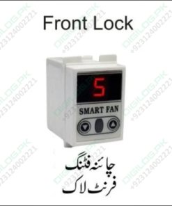 Front Lock Type Digital Ceiling Fan Dimmer With Remote