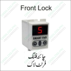 Front Lock Type Digital Ceiling Fan Dimmer With Remote