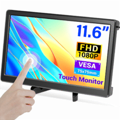 11.6 Inch Touchscreen 1920x1080 IPS Monitor compatible with Raspberry Pi, Jetson Nano, Beaglebone