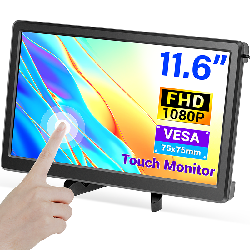 11.6 Inch Touchscreen 1920x1080 IPS Monitor compatible with Raspberry Pi, Jetson Nano, Beaglebone