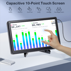 Alternative view of 11.6 Inch Touchscreen 1920x1080 IPS Monitor compatible with Raspberry Pi, Jetson Nano, Beaglebone