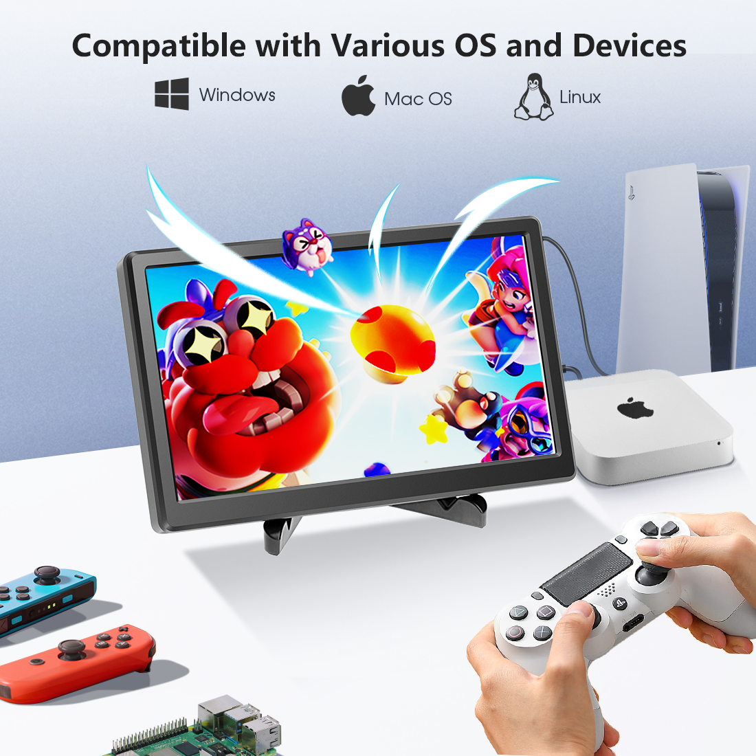 11.6 inch touch display with wide compatibility