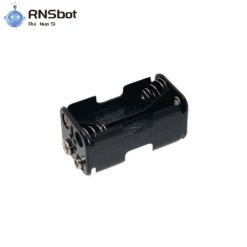 4 x AA Battery Holder Box with 9V Battery Buckle without Cover （Back-to-Back）