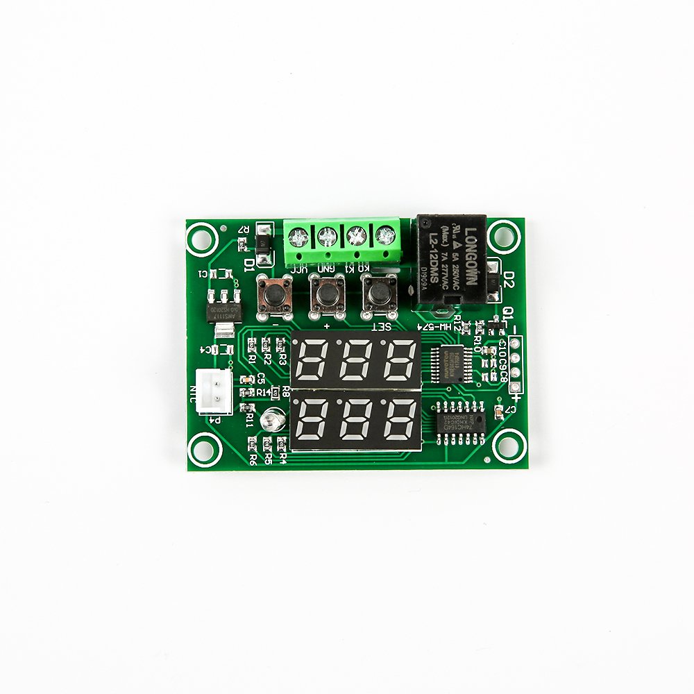 XH-W1219 12V Digital Red+Green Display Temperature Controller Module W/ NTC Waterproof Temperature Sensor - Image 2