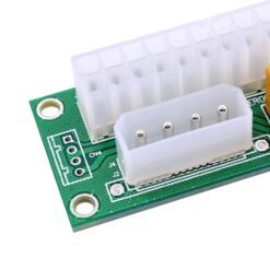 Alternative view of 24Pin To IDE 4Pin Dual Power Start Up Adapter Card