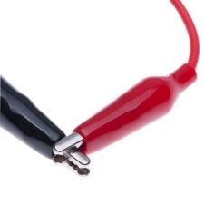 Alternative view of Testing lead wire pair with Crocodile Clips (Red+Black)-1Meter
