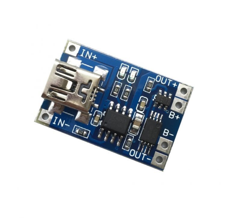 TP4056 1A Li-ion lithium Battery Charging Module With Current Protection – Mini USB - Image 3