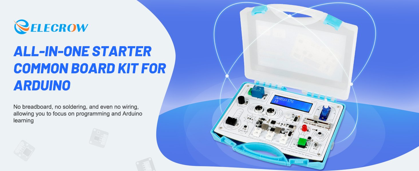 Starter Kit for Arduino with sensor common board design