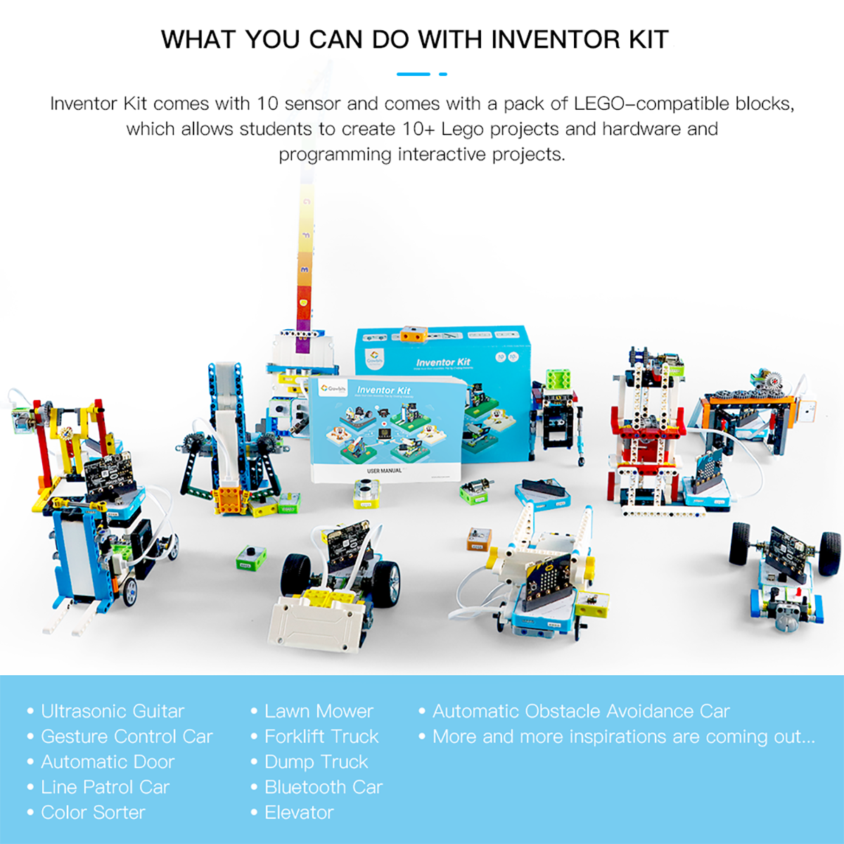 what can we do with inventor kit