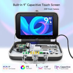 Alternative view of CrowPi-with 9inch display and compatible with Raspberry Pi 5