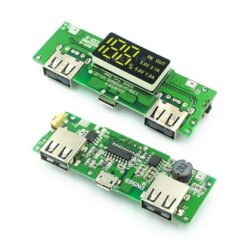 18650 5V 1A/2A Lithium, Battery Digital Display, Charging Module Dual, USB Output Band, Display Booster, Mmodule