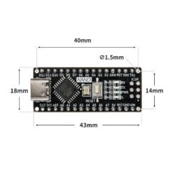 Alternative view of Unsoldered ATTINY88 Development Board 16Mhz Compatible NANO V3.0 Improvement Board