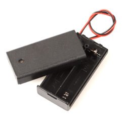 18650 x 2 battery holder with cover and On/Off Switch